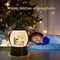 Snow Globe-Snowman Musical Christmas Lantern with 6 Hour Timer USB Lined/Battery Operated Retro Style Glitter Globe for Xmas Indoor Decoration and Santa Gifts